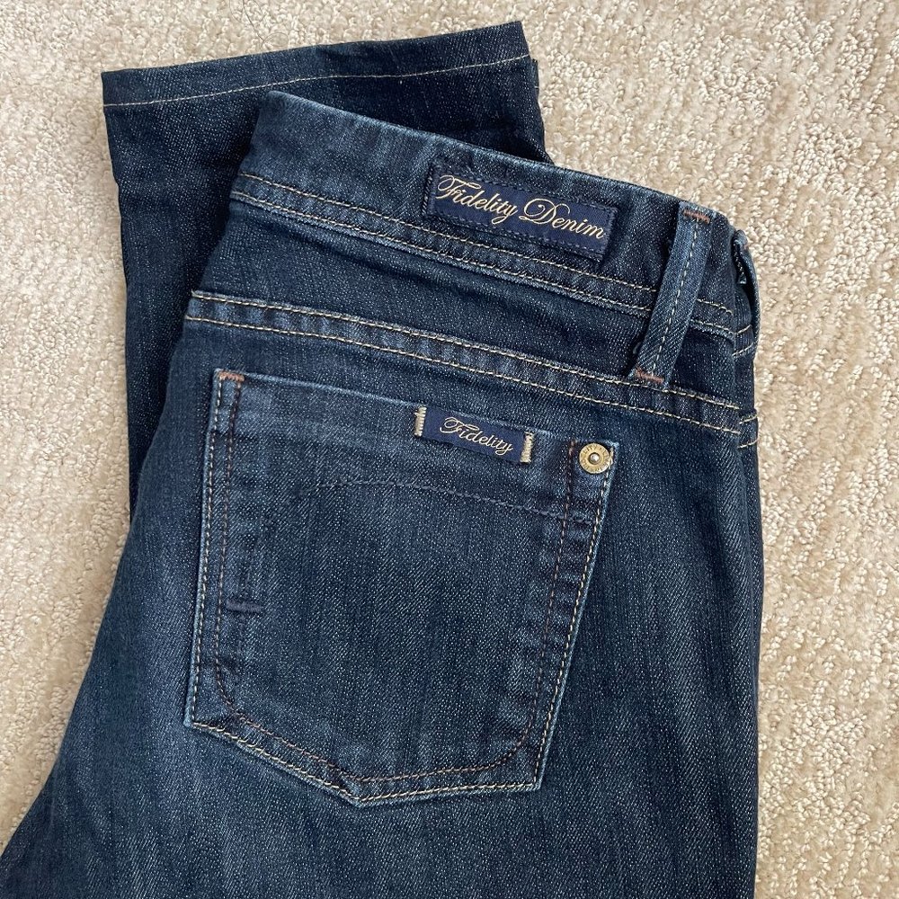 FIDELITY Low-Waist Skinny Jeans Size 27 - Picture 1 of 3